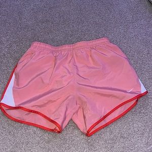 pink nike shorts size small